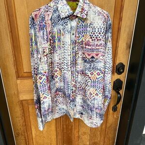Robert Graham Multicolor Patterned Dress Shirt